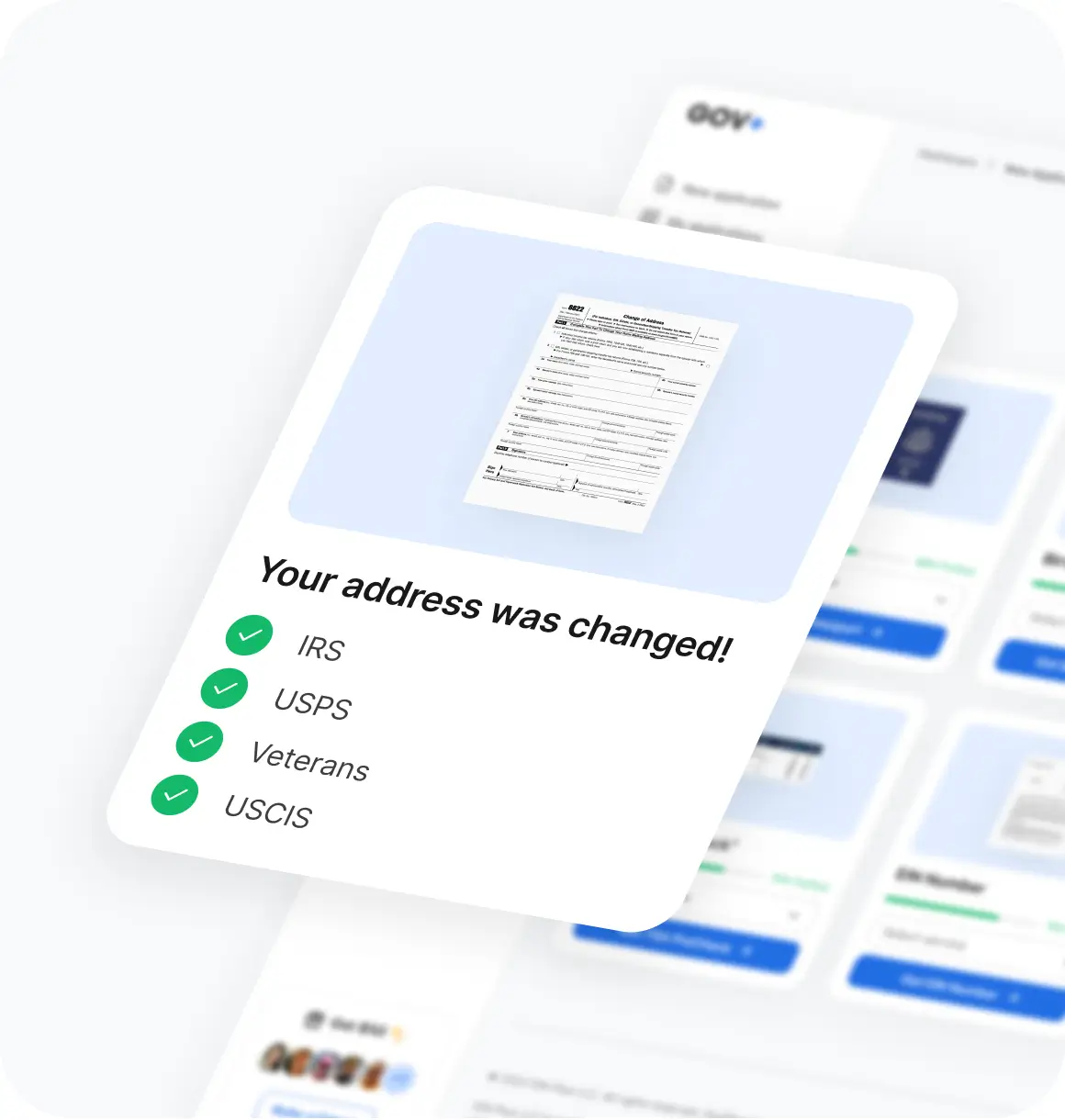 Change of address online
